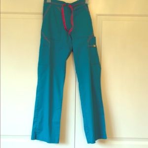 WonderWink XS Real Teal Scrub Pants
